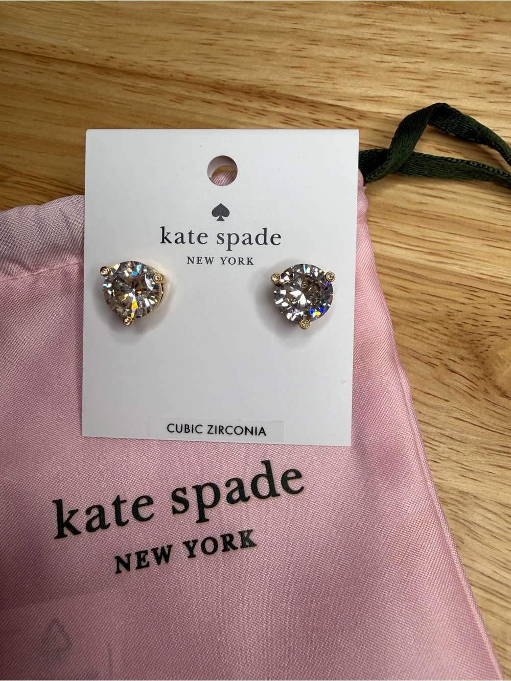 kate spade Rise and Shine Stud Earrings & Dustbag NWT $49 - Picture 3 of 6